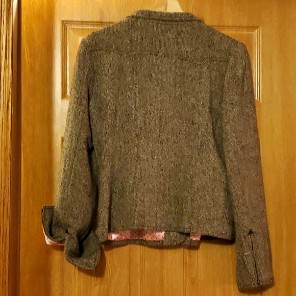 Fossil Women's Brown Wool Blazer - Picture 7 of 10
